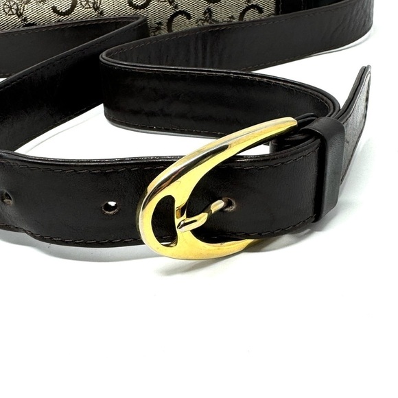 Celine Vintage 70s Carriage Monogram Canvas & Leather Horse Carriage Crossbody - Picture 14 of 15